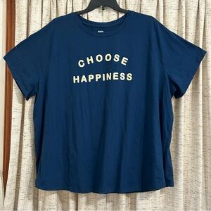 Sonoma Choose Happiness Plus Size Tee